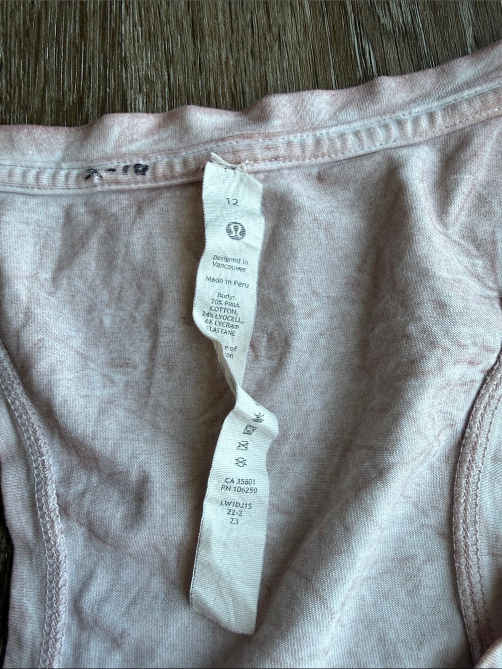 Lululemon Pink Racer Back Tank Top - Picture 2 of 7
